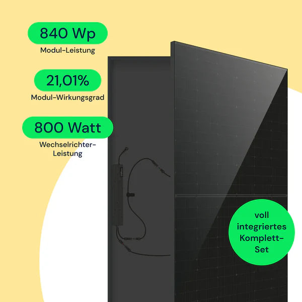 Balcony Power Plant DAH SOLAR DAH-SU800D with 840W/800W