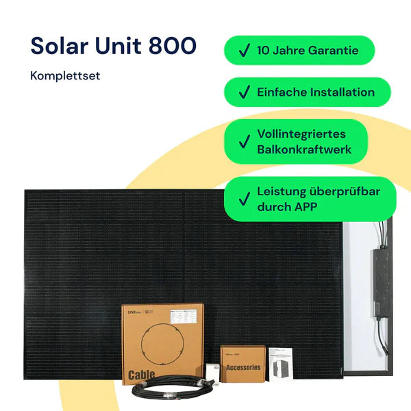 Balcony Power Plant DAH SOLAR DAH-SU800D with 840W/800W