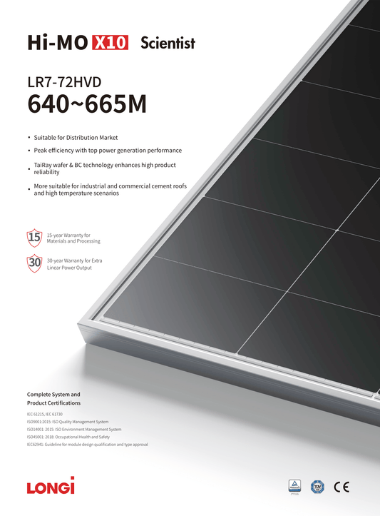 LONGI LR7-72HVH-640W